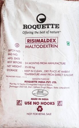 roquette maltodextrin powder 25kg bag